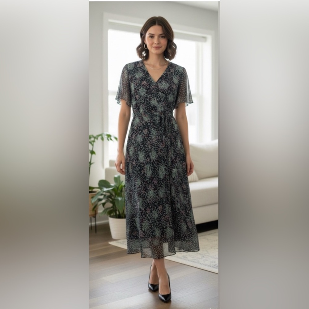 Hugo Boss 100% Silk Decrina Confetti Print Chiffon size. Small on eBay for 645$!